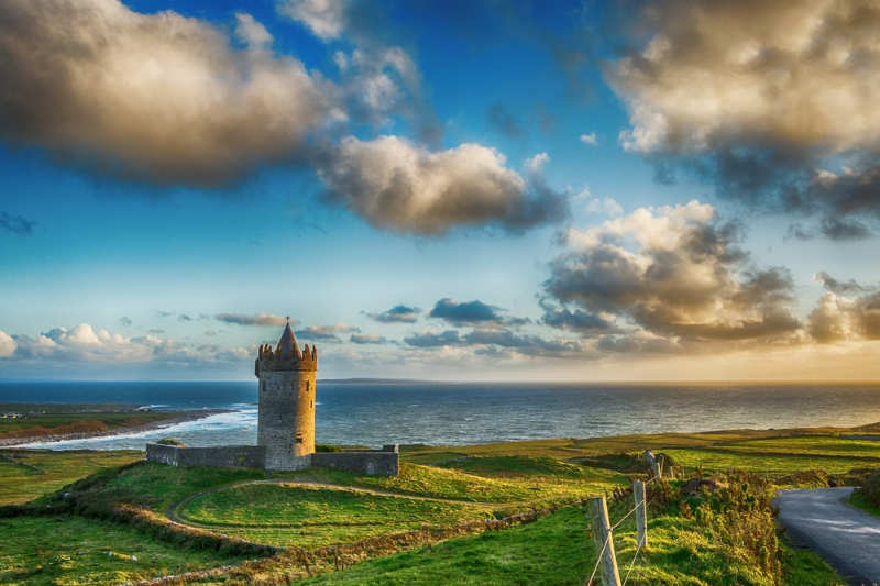 Castillo de Doonagore - castillos en irlanda