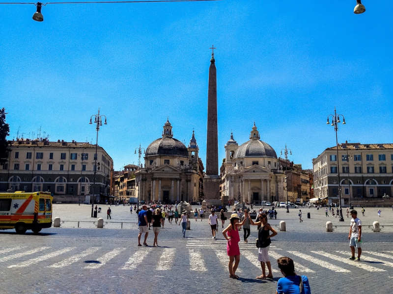 Piazza del Popolo - que visitar en Roma