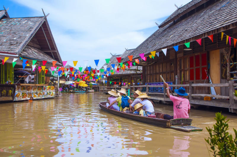 Mercado flotante de Pattaya
